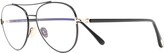 Thumbnail for your product : Tom Ford Eyewear Pilot-Frame Glasses