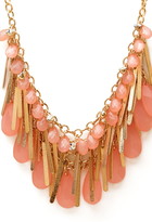 Thumbnail for your product : Forever 21 Bejeweled Fringe Necklace