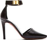 Thumbnail for your product : Proenza Schouler Black Ankle Strap Leather Pumps