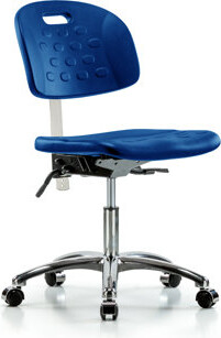 Inbox Zero Newport Industrial Polyurethane Clean Room Chair - Desk Height