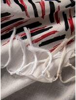 Thumbnail for your product : Burberry Doodle Print Silk Cotton Scarf