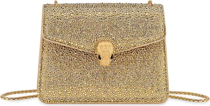 Serpenti leather handbag Bvlgari Gold in Leather - 33621094