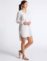 Thumbnail for your product : Marks and Spencer Pure Cotton Long Sleeve Beach Dress