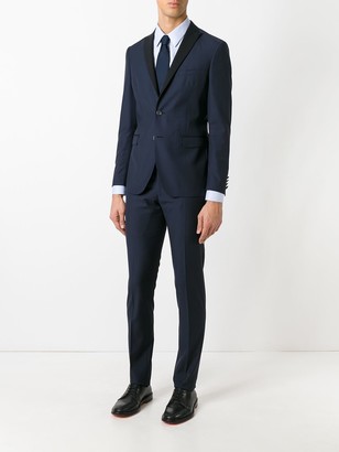 Tonello Contrast-Lapel Two-Piece Suit