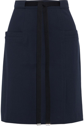 Tibi Belted Cady Mini Skirt