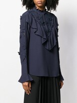 Thumbnail for your product : See by Chloe High Neck Ruffled Top