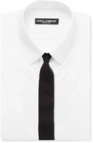 Thumbnail for your product : Dolce & Gabbana White Slim-Fit Cotton-Poplin Shirt - Men - White