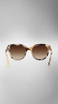 Thumbnail for your product : Burberry Trench Collection Cat-Eye Sunglasses
