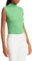 Thumbnail for your product : St. John Cashmere Mockneck Knit Shell Top
