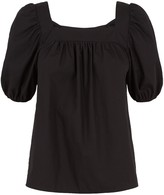 Thumbnail for your product : New Look Poplin Square Neck Puff Sleeve Top
