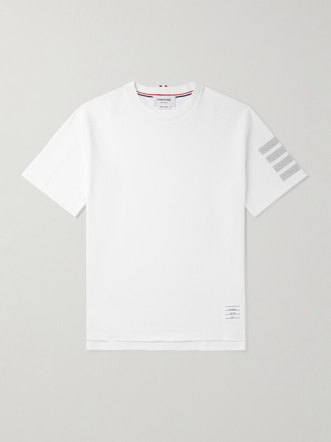 Thom Browne Striped Cotton-Jersey T-Shirt