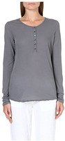 Thumbnail for your product : James Perse Henley cotton top