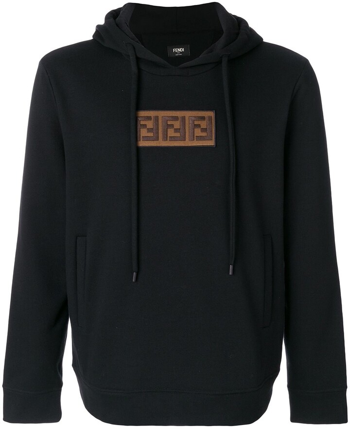 black fendi hoodie mens