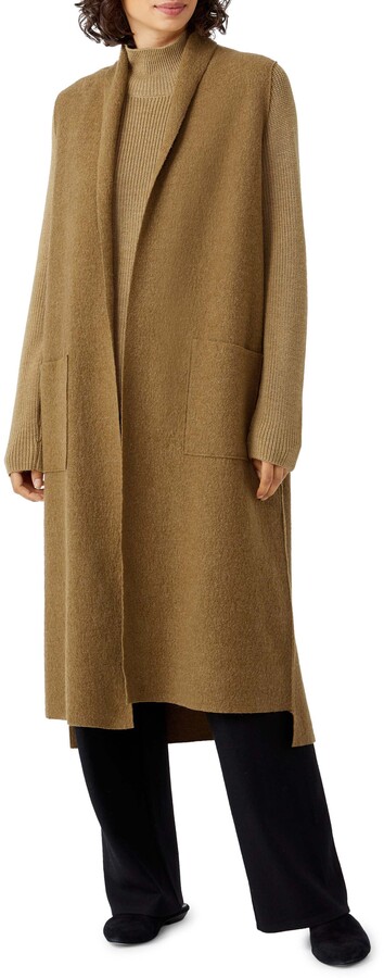 long wool vest coat