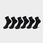 Thumbnail for your product : Nike Everyday Plus Cushioned 6-Pack Quarter Training Socks
