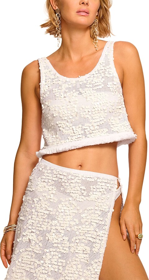 Ramy Brook Kyra Cover Up Crop Top