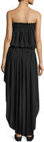 Thumbnail for your product : Norma Kamali Strapless High-Low Peasant Dress Coverup