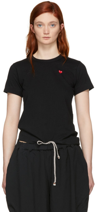 Comme des Garcons Black Small Heart T-Shirt Comme des Garcons Black Small Heart T-Shirt