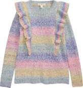 Thumbnail for your product : Tucker + Tate Kids' Ruffle Cotton Blend Tunic Sweater
