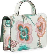 Thumbnail for your product : Ferragamo Vara Floral-Print Leather Mini Crossbody Bag