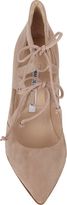 Thumbnail for your product : Manolo Blahnik Cutout Lace-Up Asaki Pumps-Nude
