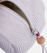 Thumbnail for your product : Loro Piana Puffy Pouch Small raffia-effect clutch