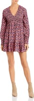 Thumbnail for your product : BeachLunchLounge Talia Womens V Neck Smocked Blouse