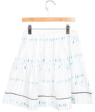 Marni Girls' Printed A-Line Skirt w/ Tags white Girls' Printed A-Line Skirt w/ Tags