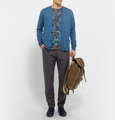 Thumbnail for your product : Marc by Marc Jacobs Colour-Block Silk, Cashmere and Cotton-Blend Cardigan