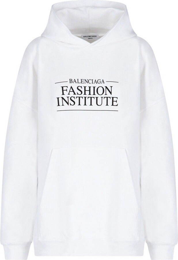 Balenciaga Logo Printed Hoodie