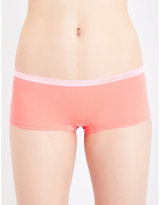Thumbnail for your product : Calvin Klein Pure Seamless stretch-jersey boyshort briefs