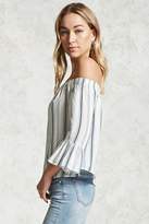 Thumbnail for your product : LOVE21 LOVE 21 Contemporary Striped Top
