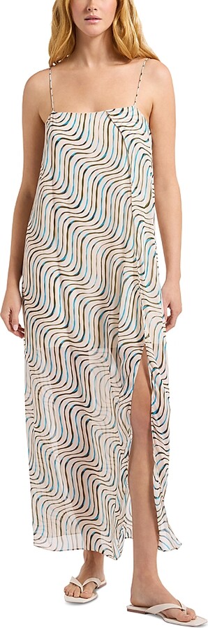 Jets Maxi Dress Swim Cover-Up