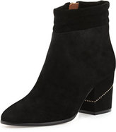Thumbnail for your product : Rebecca Minkoff Benson Suede Ankle Boot, Black