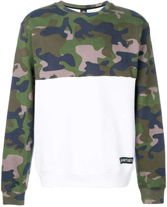 Les (Art)ists printed camouflage sweatshirt