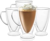 Thumbnail for your product : JoyJolt Declan Irish Coffee Double Wall Insulated Mugs, Set of 4