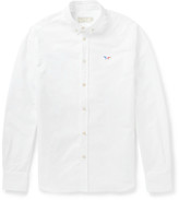 Thumbnail for your product : Kitsune Maison Slim-Fit Button-Down Collar Cotton Oxford Shirt