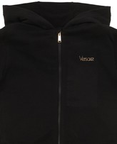 Thumbnail for your product : Versace Zip-up Cotton Sweatshirt Hoodie