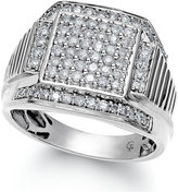1 carat diamond mens ring - ShopStyle UK