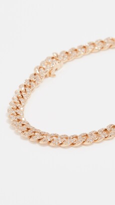 Shay Mini Pave 18k Gold Link Bracelet