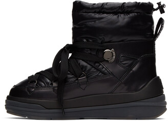 Moncler Black Down Insolux Ankle Boots