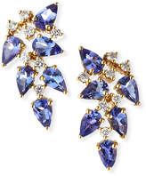 Thumbnail for your product : Mila Louise 18k Tanzanite/Diamond Earrings