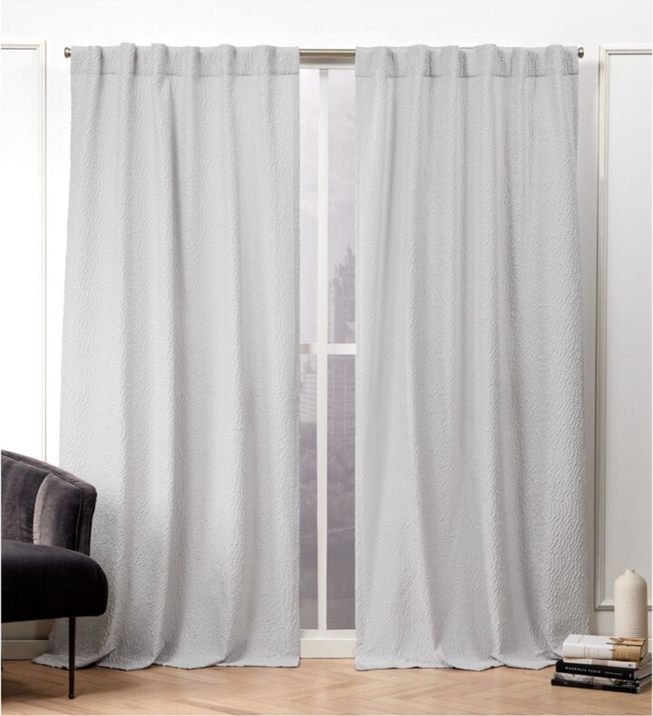 Tab Top Curtain Panels The World, White Sheer Curtain Panels 96 Inches Long