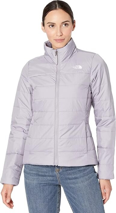 The North Face Flare Jacket (Minimal Grey) Women's Clothing - ShopStyle