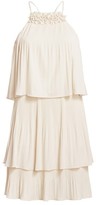 Thumbnail for your product : Halston Pleated Tiered Jersey Dress
