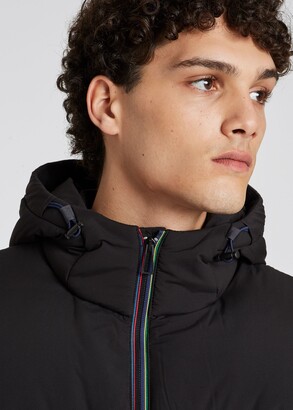 Paul Smith Men's Black Jacket With Recycled-Down Filling