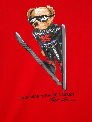 Ralph Lauren Kids ski bear T-shirt