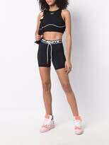 Thumbnail for your product : Off-White Logo-Waistband Running Shorts