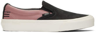 Vans Black and Pink Taka Hayashi Edition TH 66 LX Slip-On Sneakers
