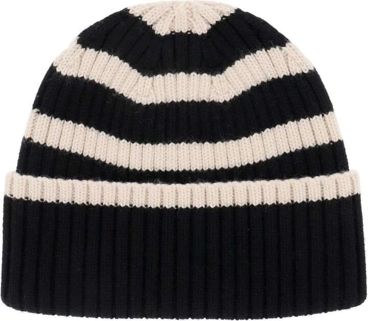 Totême Signature Stripe beanie - ShopStyle Hats
